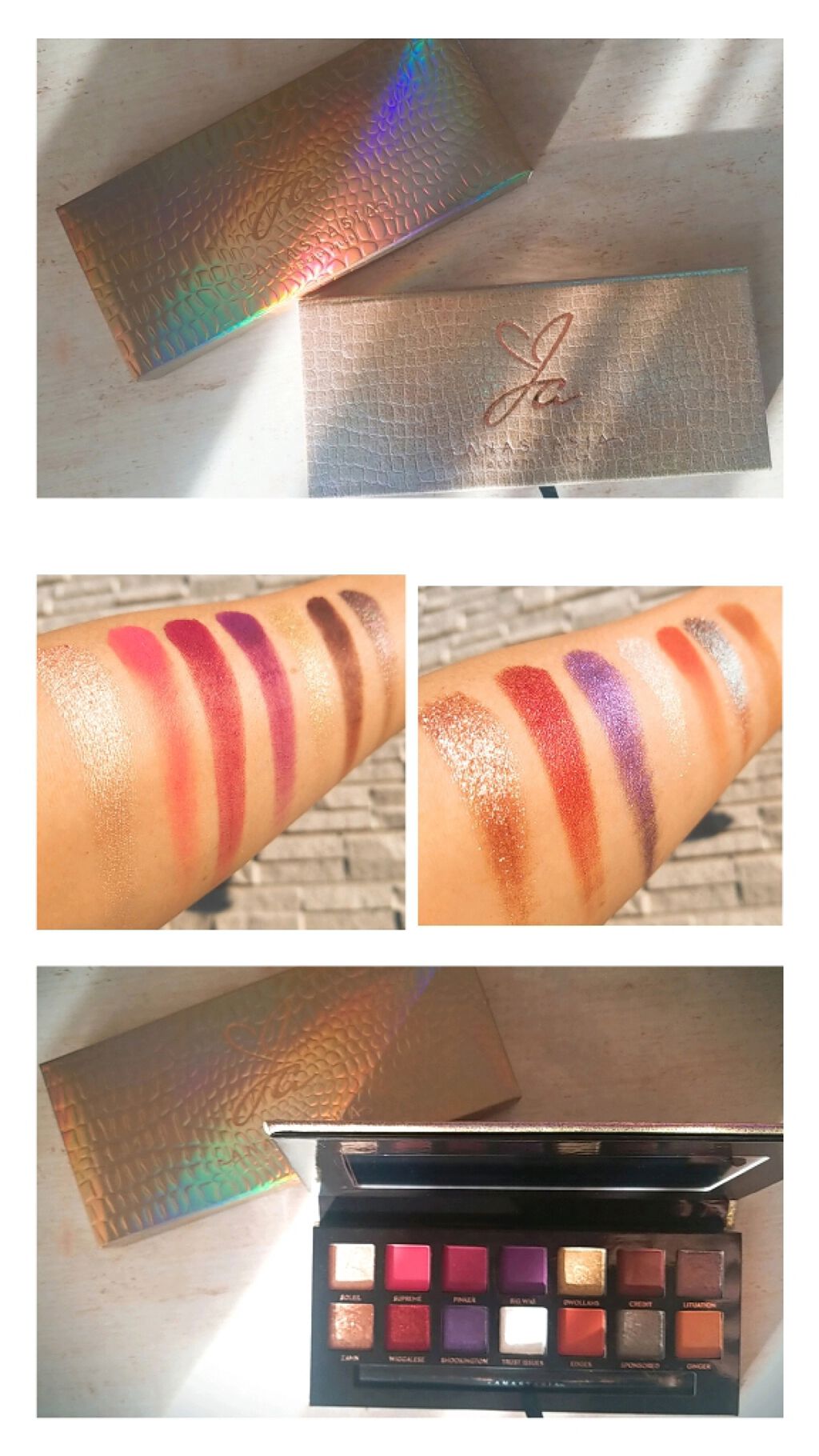 ANASTASIA Beverly Hills×Jackie Aina/アナスタシア ビバリーヒルズ/アイシャドウパレットを使ったクチコミ(1枚目)