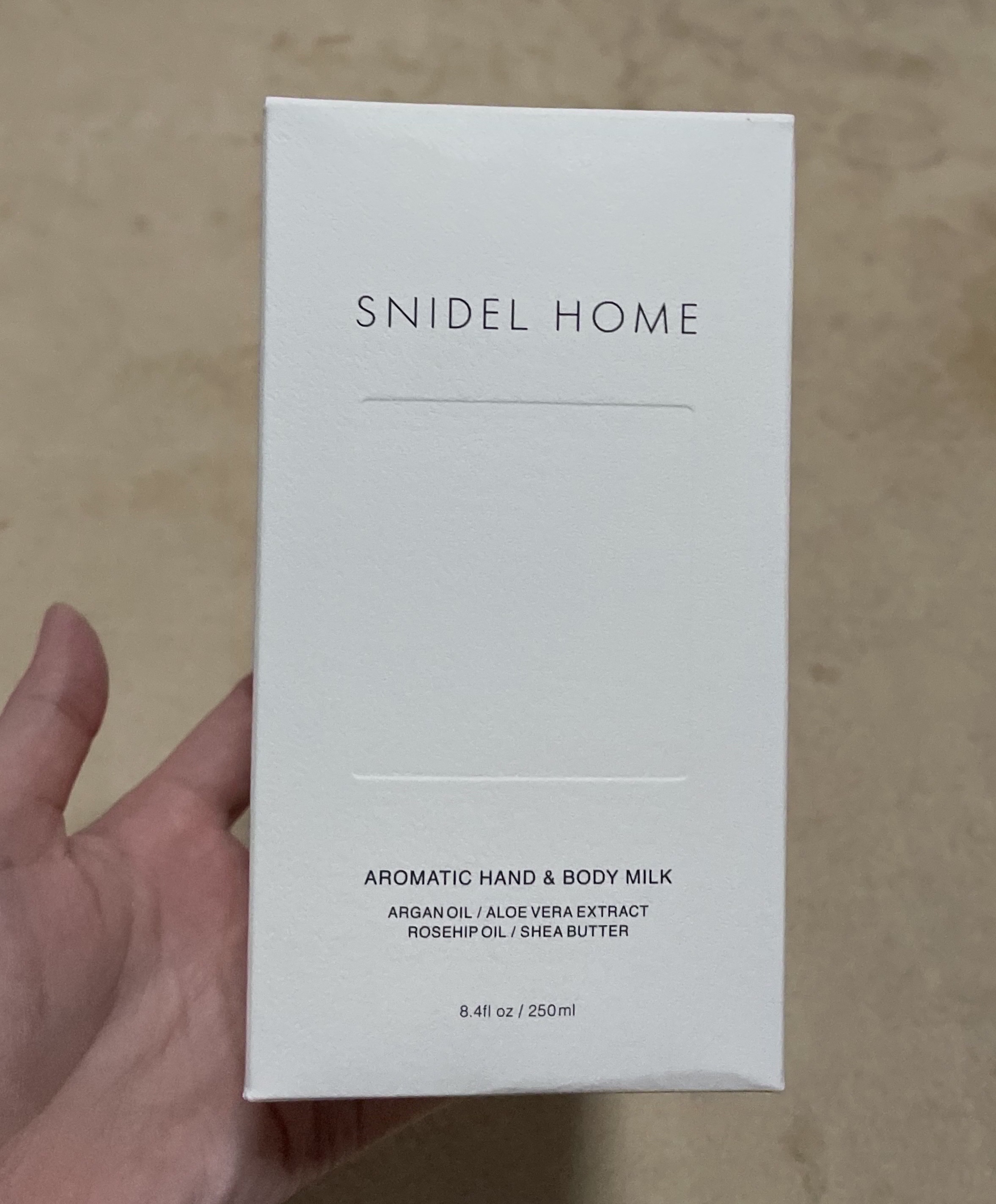 アロマティック ハンド&ボディ ミルク ピュアリネン/SNIDEL HOME/ボディミルクを使ったクチコミ（1枚目）