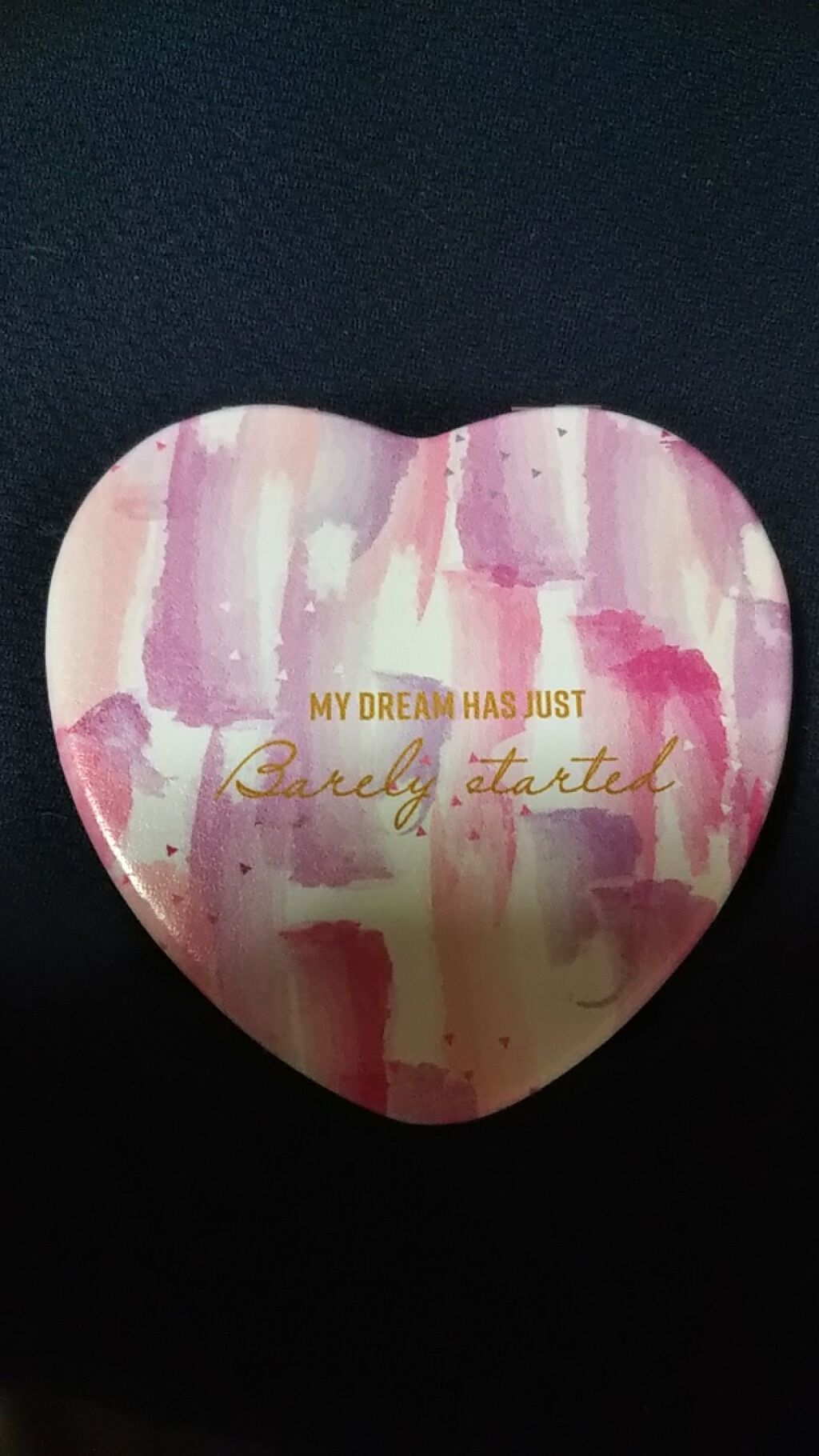 コンパクトミラー(ハート型）/DAISO/その他化粧小物を使ったクチコミ（1枚目）