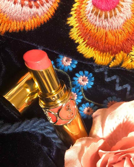 ルージュ ヴォリュプテ シャイン/YVES SAINT LAURENT BEAUTE/口紅を使ったクチコミ(1枚目)