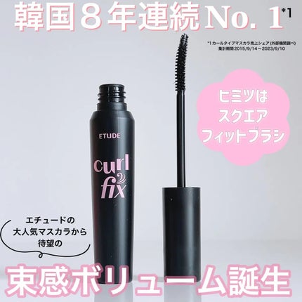カールフィックスマスカラ ボリュームブラック/ETUDE/マスカラを使ったクチコミ(1枚目)