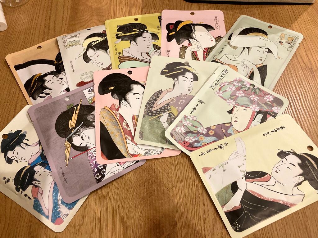 浮世絵シートマスク Q10/MITOMO/シートマスク・パックを使ったクチコミ(1枚目)