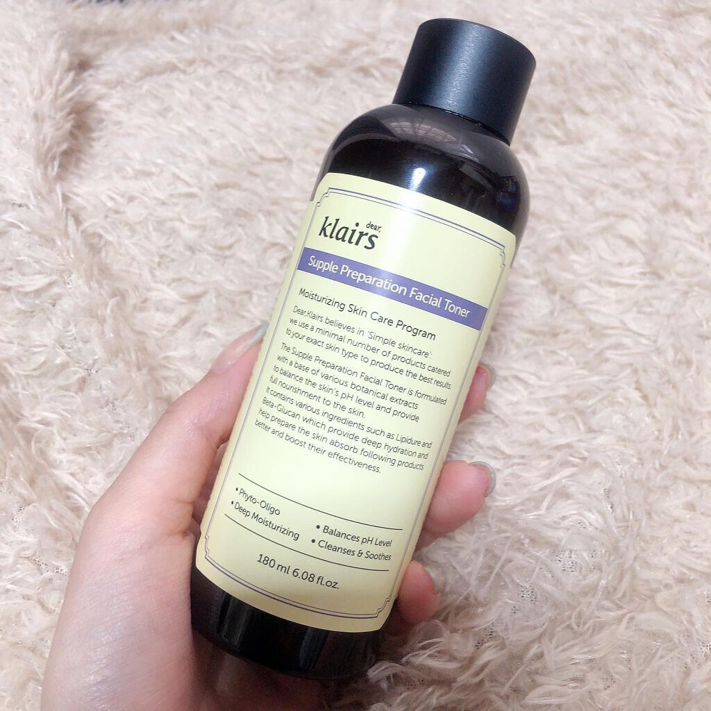 サプルプレパレーションフェイシャルトナー(180ml)/Klairs/化粧水を使ったクチコミ（1枚目）