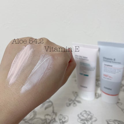 ビタミンEバイタライジングUVクリーム SFP50+/COSRX/日焼け止めクリームを使ったクチコミ(4枚目)