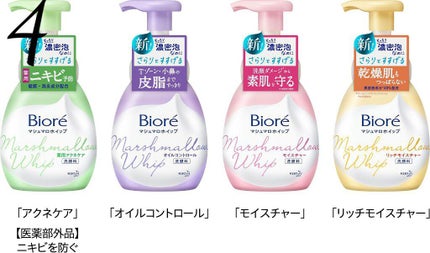 マシュマロホイップ 薬用アクネケア/ビオレ/泡洗顔を使ったクチコミ(4枚目)