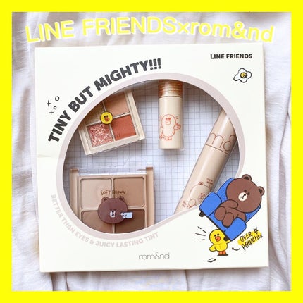 LINE FRIENDS EDITION/rom&nd/メイクアップキットを使ったクチコミ(1枚目)