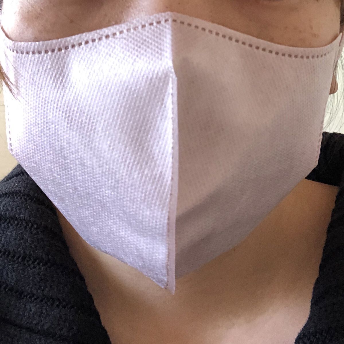 2D Fit Up MASK（kirei mask）/セリア/マスクを使ったクチコミ（3枚目）