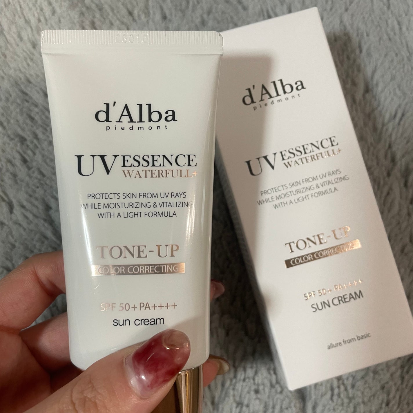 ウォータフルトーンアップサンクリーム/ダルバ/日焼け止めクリームを使ったクチコミ(1枚目)
