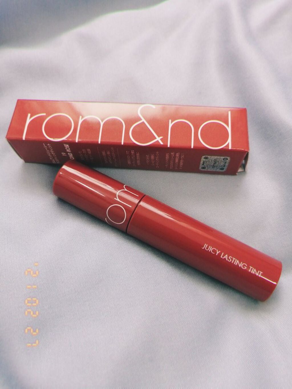 ジューシーラスティングティント/rom&nd/リップティントを使ったクチコミ(1枚目)
