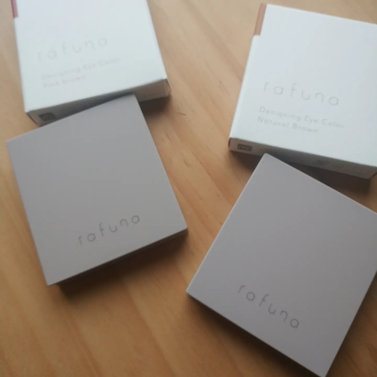 デザイニングアイカラー 01 ナチュラルブラウン/rafuna/アイシャドウパレットを使ったクチコミ（2枚目）