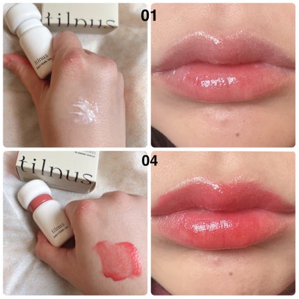 ティルナス サンリットパール ティント/tilnus/リップティントを使ったクチコミ(2枚目)