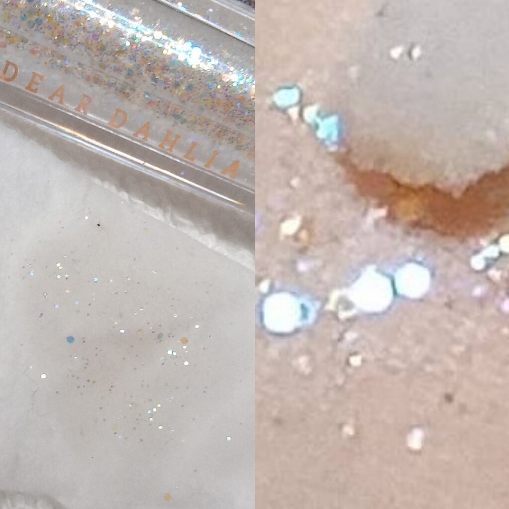 パラダイス シャイン アイ シークイン/DEAR DAHLIA/リキッドアイシャドウを使ったクチコミ（2枚目）