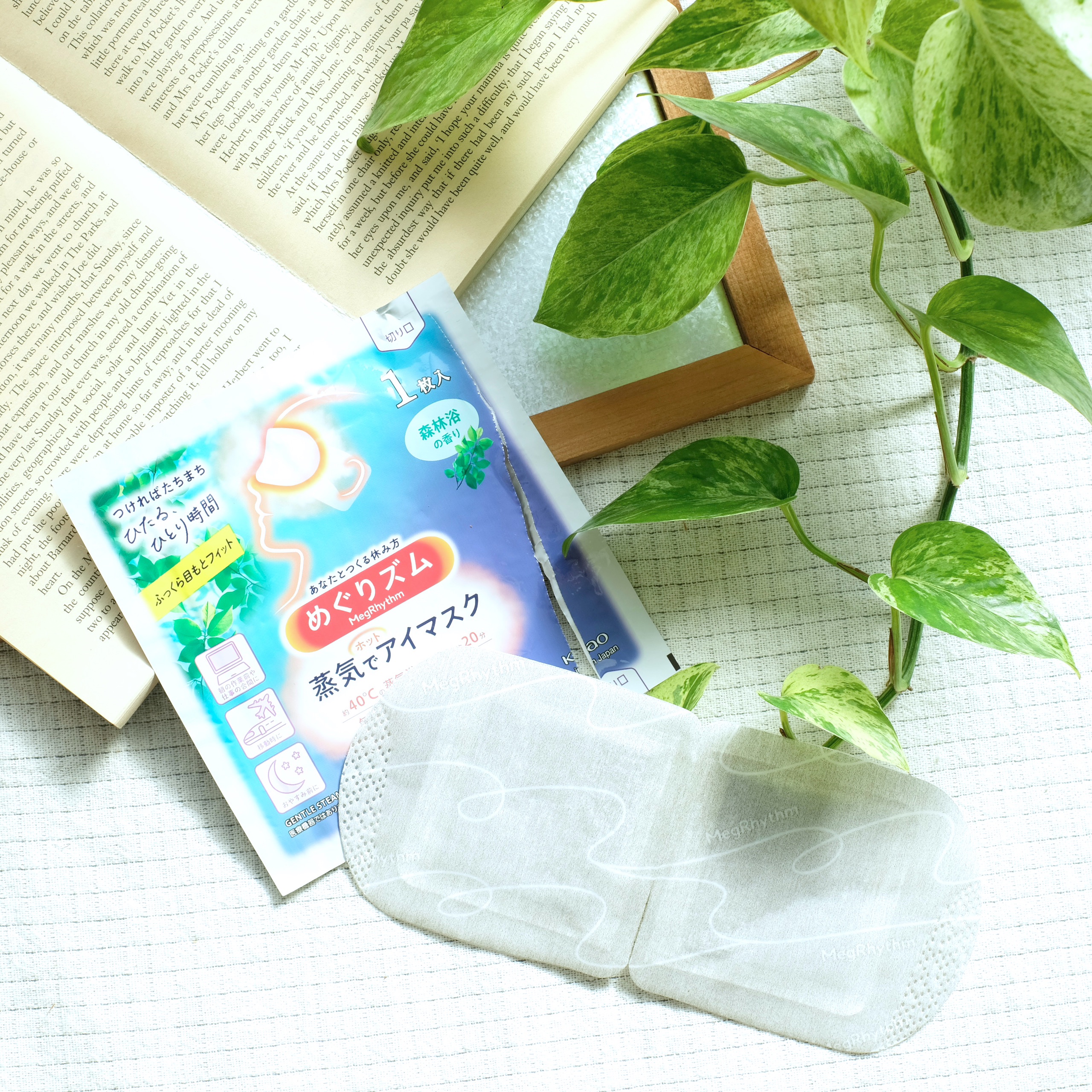 めぐりズム 蒸気でホットアイマスク 森林浴の香り/めぐりズム/ホットアイマスクを使ったクチコミ（1枚目）