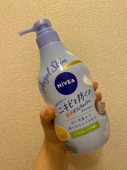 ニベア エンジェルスキン ボディウォッシュ アクネクリア 【医薬部外品】/ニベア/ボディソープを使ったクチコミ(1枚目)