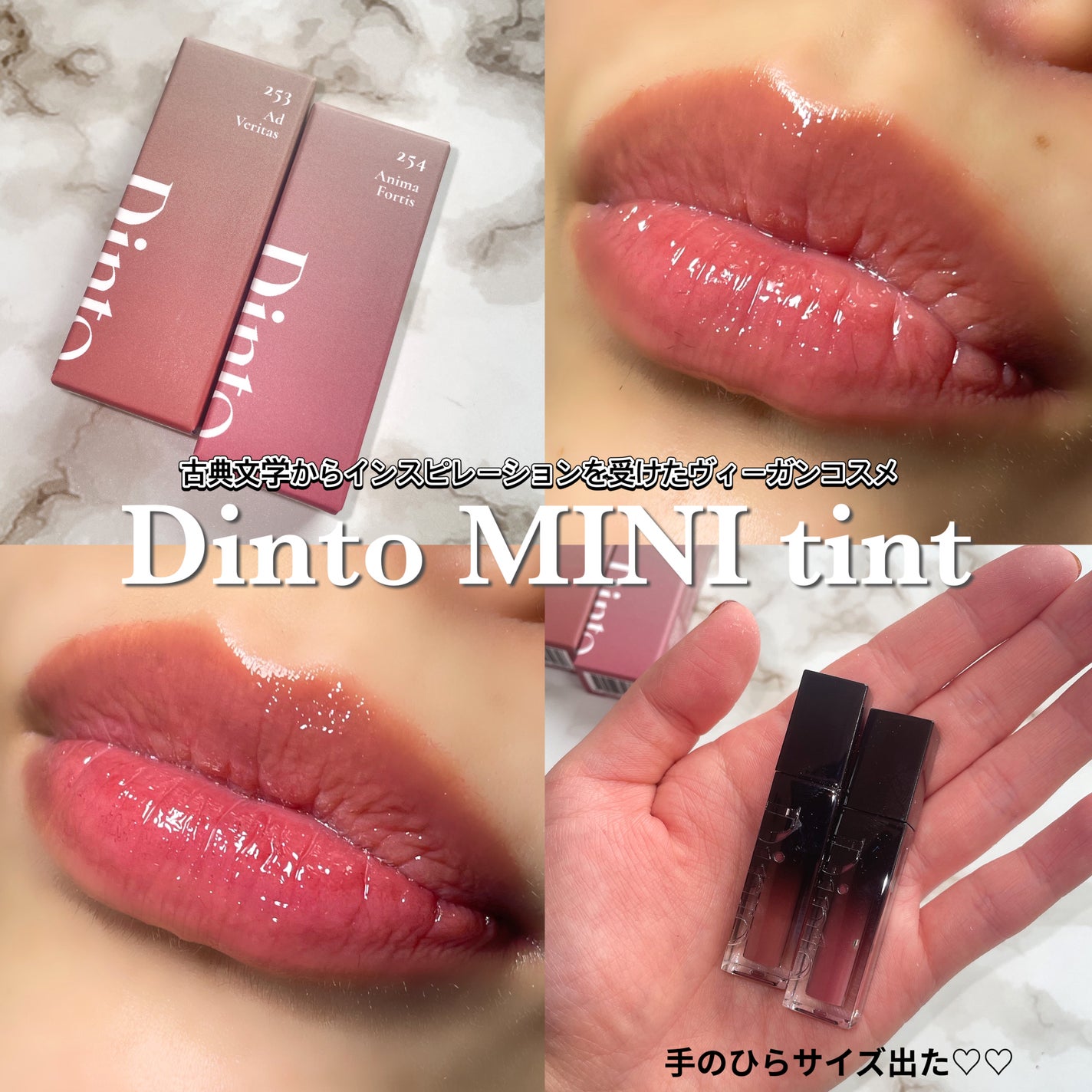 ブラーグロイリップティント/Dinto/リップティントを使ったクチコミ(1枚目)