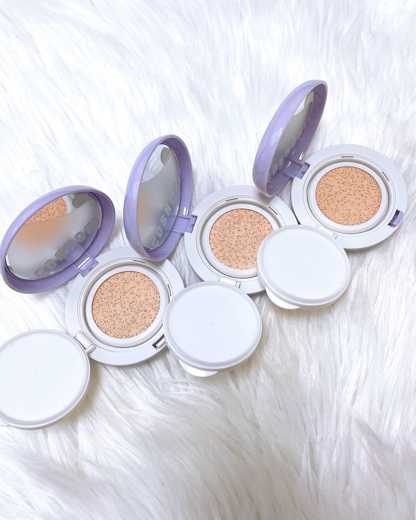 パンテノールバリアクッション/COSNORI/クッションファンデーションを使ったクチコミ（3枚目）