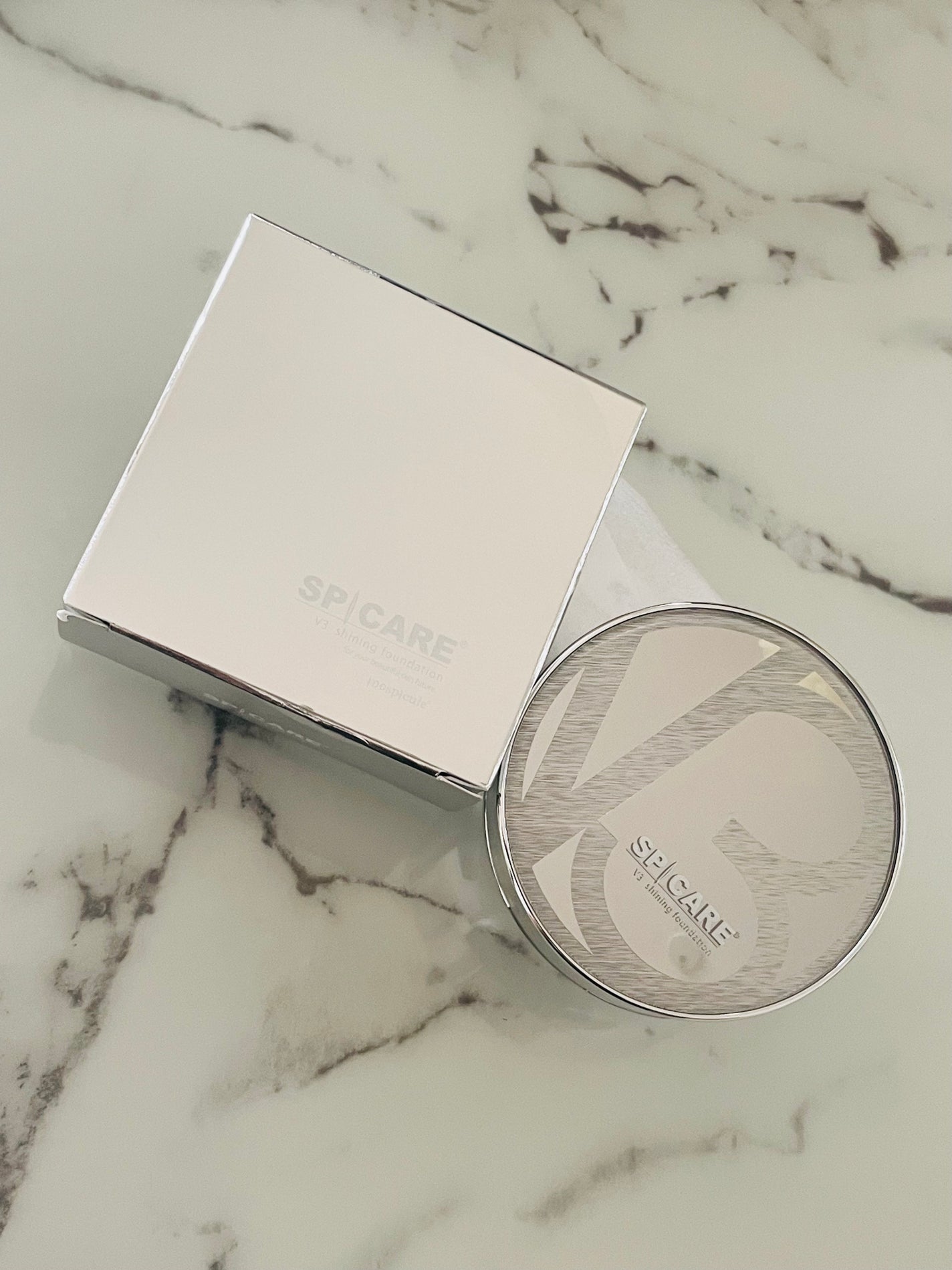 V3シャイニングファンデーション/SPICARE/クッションファンデーションを使ったクチコミ(1枚目)