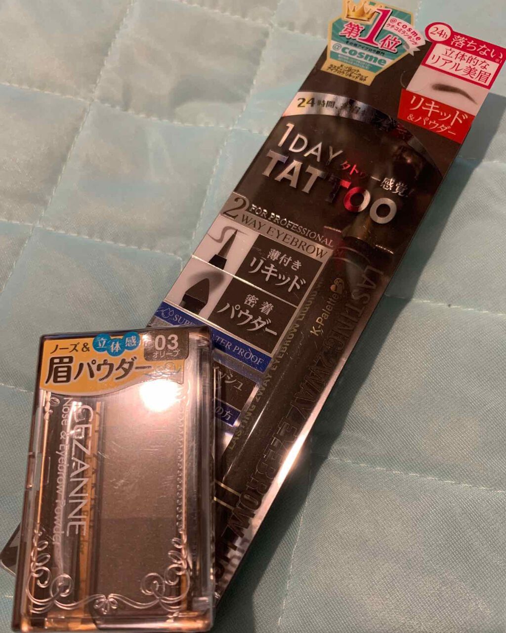 ラスティングツーウェイアイブロウ リキッド(旧) 04 グレイッシュブラウン/K-パレット/リキッドアイブロウを使ったクチコミ（1枚目）