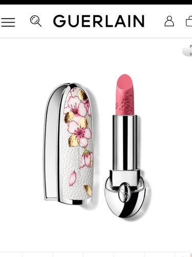 GUERLAIN  ルージュ ジェ ラグジュリアス ヴェルヴェットのクチコミ「GUERLAIN
🍒🍒チェリーブロッサムコレクション🍒🍒

✼••┈┈••✼••┈┈••✼••.....」（2枚目）