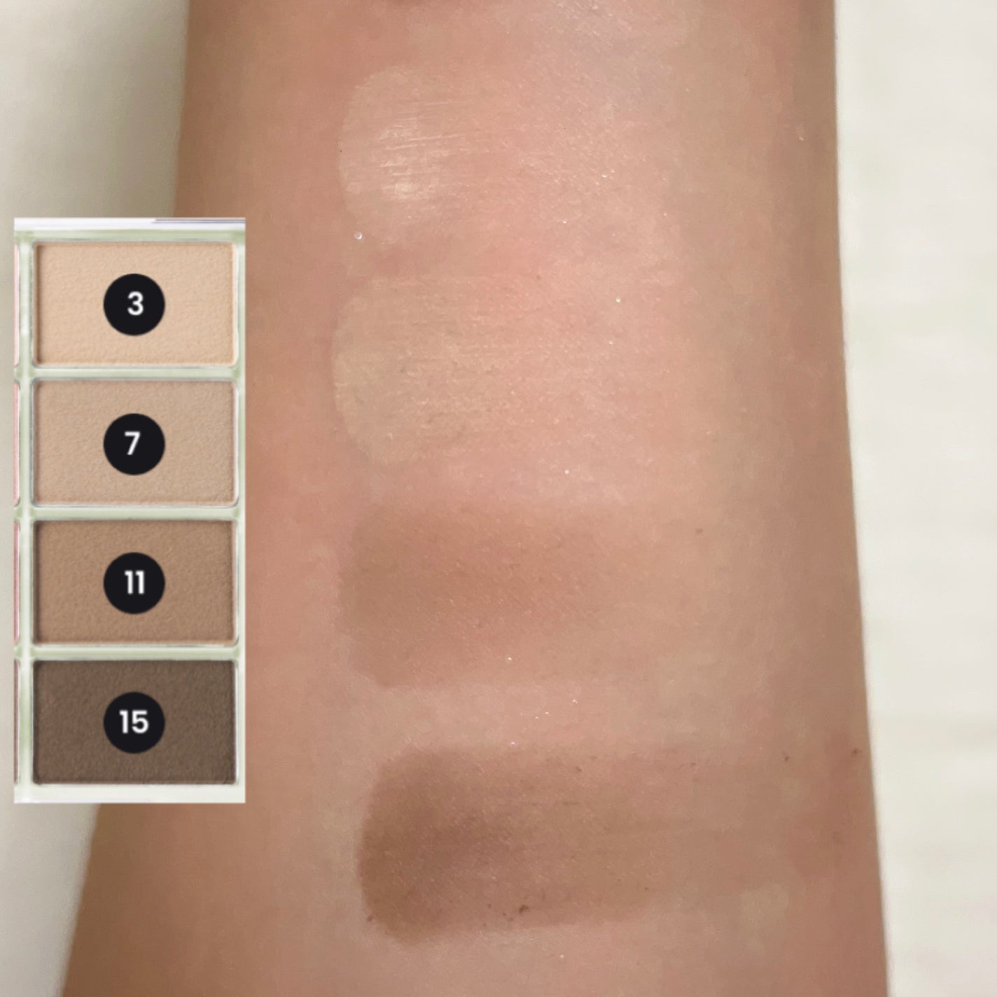 ソフトブラーリングアイパレット/wakemake/アイシャドウパレットを使ったクチコミ(5枚目)