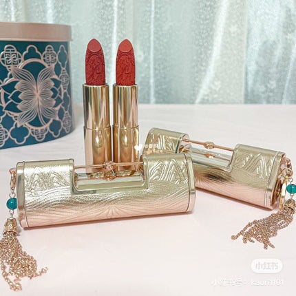 百花同心錠 彫刻リップ/花西子/口紅を使ったクチコミ(9枚目)