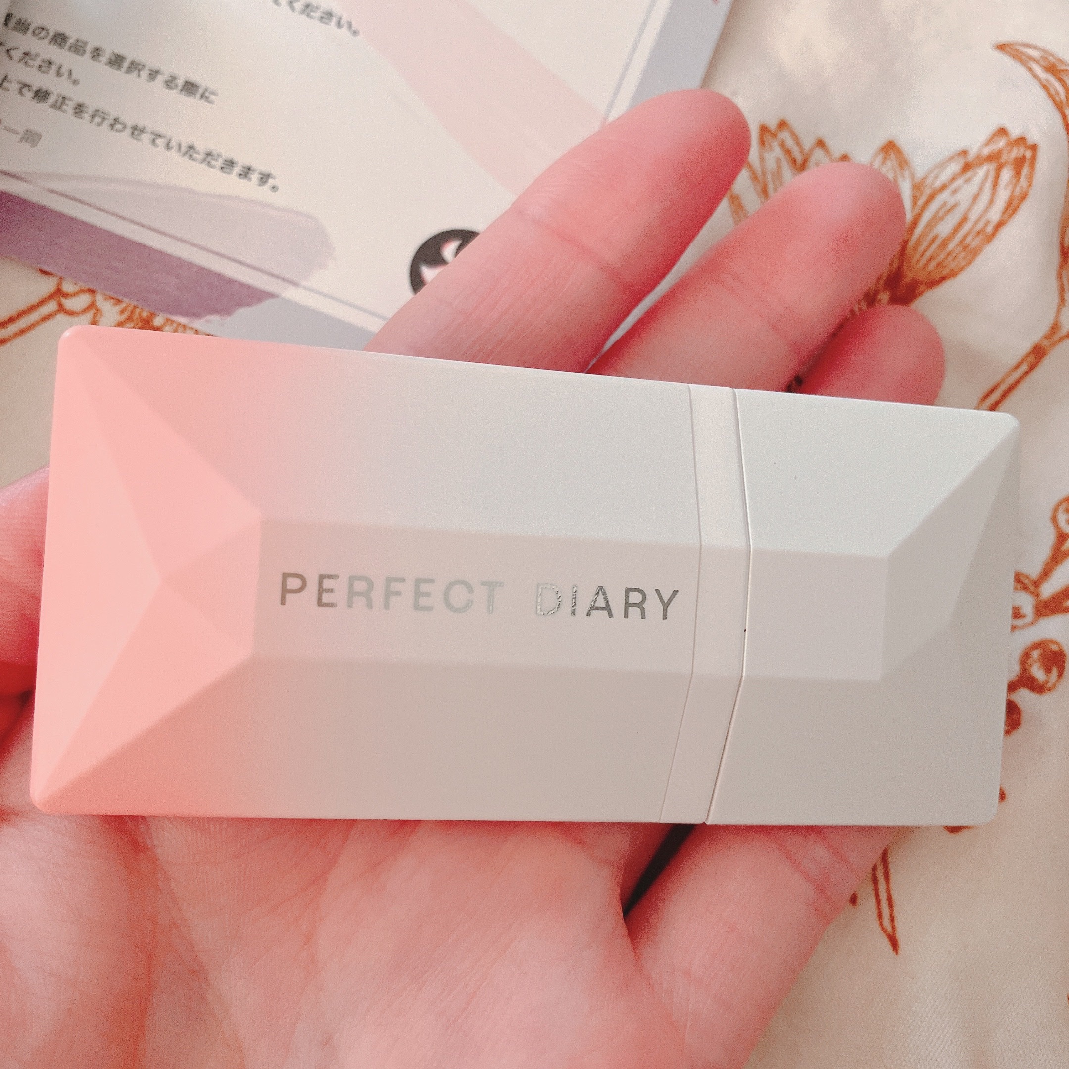 READ ME ウェイトレス ベルベット リップ ステイン「IN LOVE」シリーズ 020 恋の信号 /PERFECT DIARY/口紅を使ったクチコミ（2枚目）