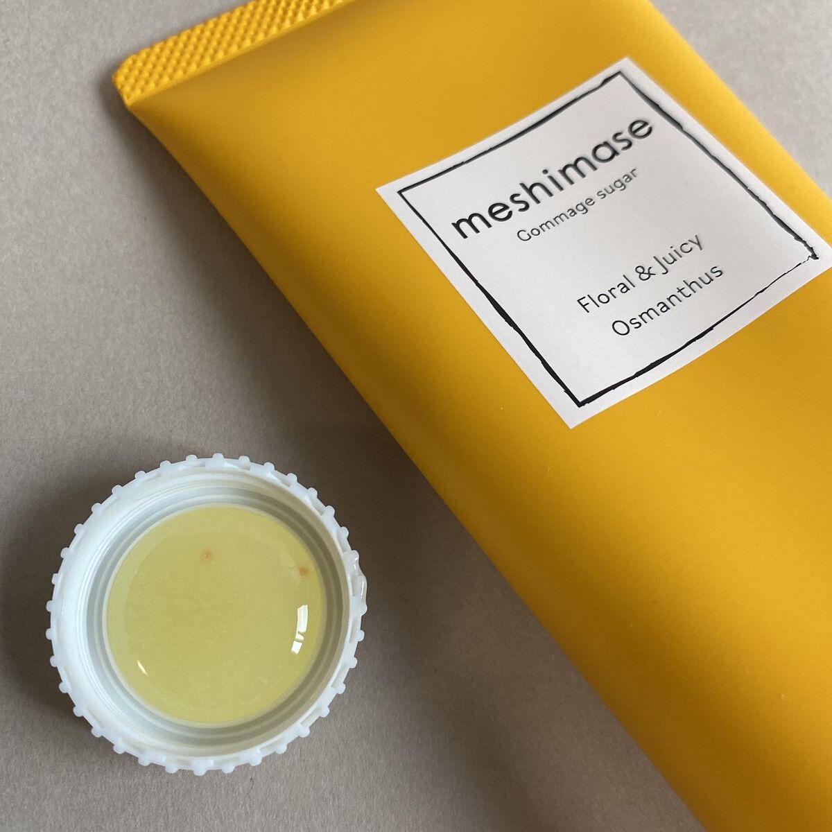 ゴマージュシュガー オスマンサス/meshimase/ボディスクラブを使ったクチコミ（3枚目）