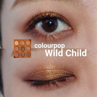 ワイルドチャイルド/ColourPop/アイシャドウパレットを使ったクチコミ（1枚目）