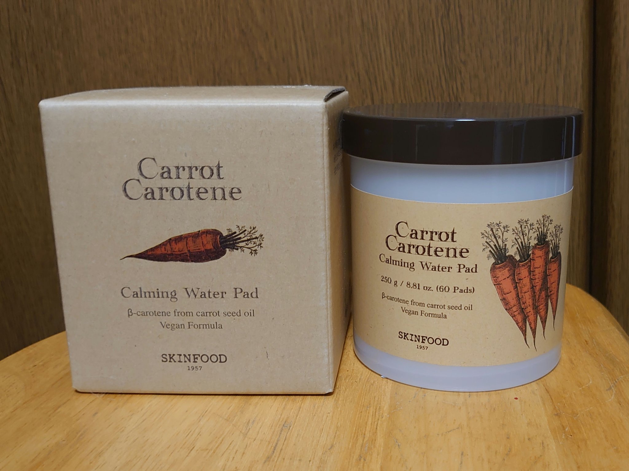 キャロットカロテン カーミングウォーターパッド/SKINFOOD/トナーパッドを使ったクチコミ（1枚目）