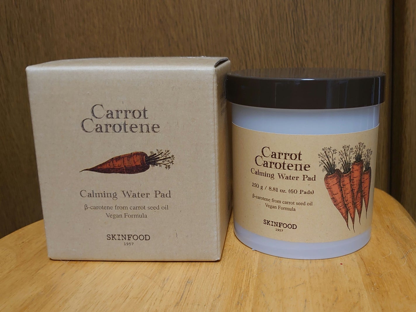 キャロットカロテン カーミングウォーターパッド/SKINFOOD/トナーパッドを使ったクチコミ(1枚目)
