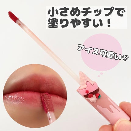 リップスティックアイスクリームティント/COLORKEY/口紅を使ったクチコミ(2枚目)