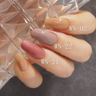 pa nail collective pa ワンダーネイルのクチコミ「【スウォッチ動画】pa ワンダーネイル2021年新色2色+既存1色のカラーチャート

#yuy.....」（2枚目）