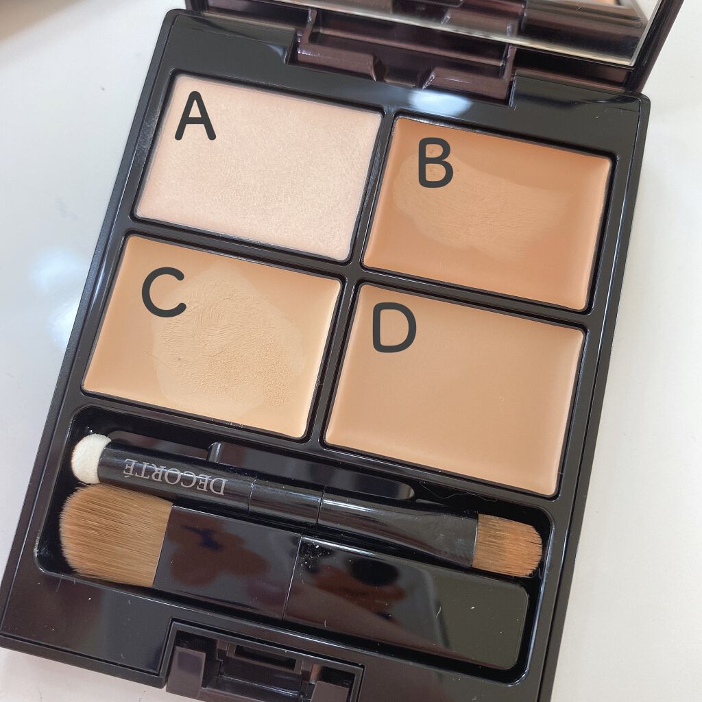 トーンパーフェクティング パレット/DECORTÉ/パレットコンシーラーを使ったクチコミ(2枚目)