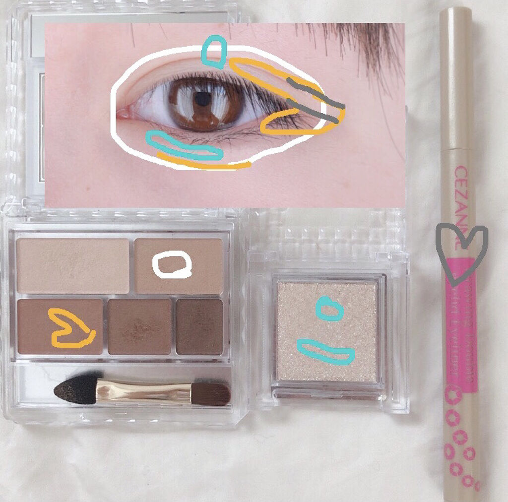 パーフェクトマルチアイズ/キャンメイク/アイシャドウパレットを使ったクチコミ（2枚目）