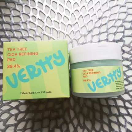 ティーツリー シカ89.4% リファイニングパッド/Vertty/トナーパッドを使ったクチコミ(1枚目)