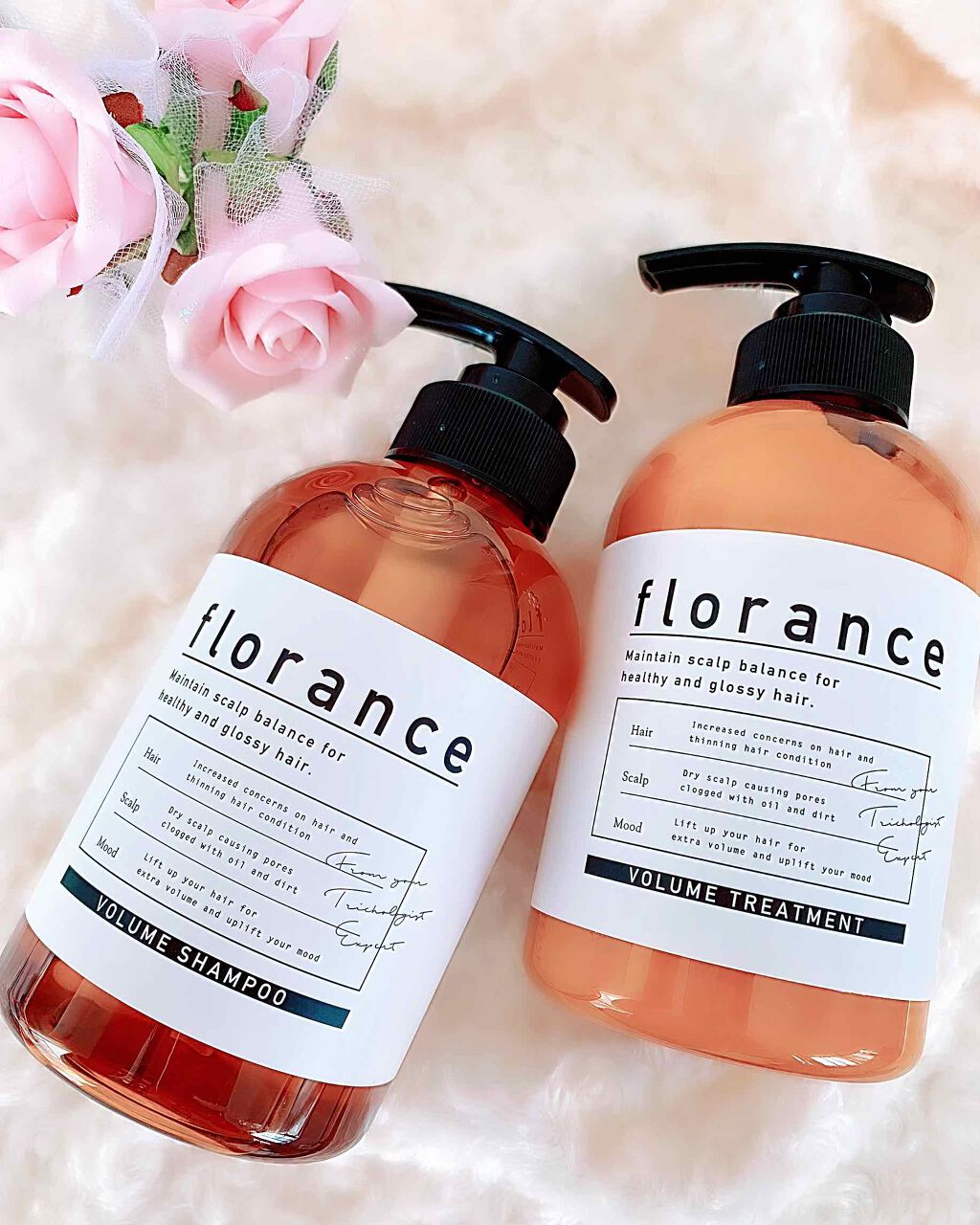 ボリュームシャンプー／ボリュームトリートメント/florance/市販シャンプーを使ったクチコミ（1枚目）