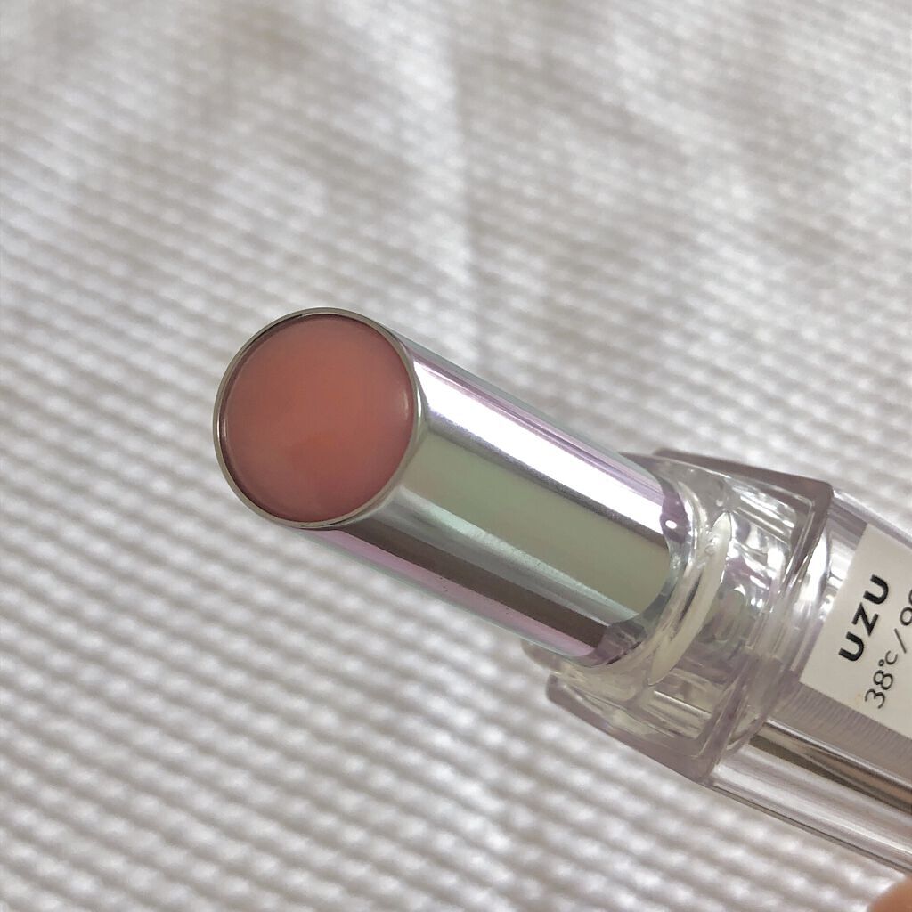  38°C / 99°F Lipstick <TOKYO> ±0 CLEAR/UZU BY FLOWFUSHI/口紅を使ったクチコミ（2枚目）