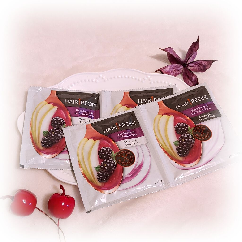 ブラックベリー&ラ・フランス ストレングス レシピ シャンプー/トリートメント/HAIR RECIPE/シャンプー・コンディショナーを使ったクチコミ(1枚目)