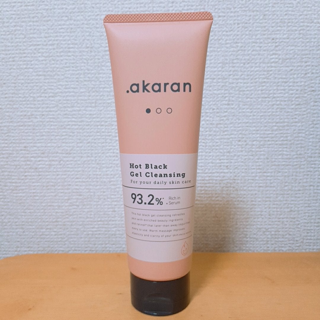 ホットブラックジェルクレンジング/.akaran/クレンジングジェルを使ったクチコミ(1枚目)