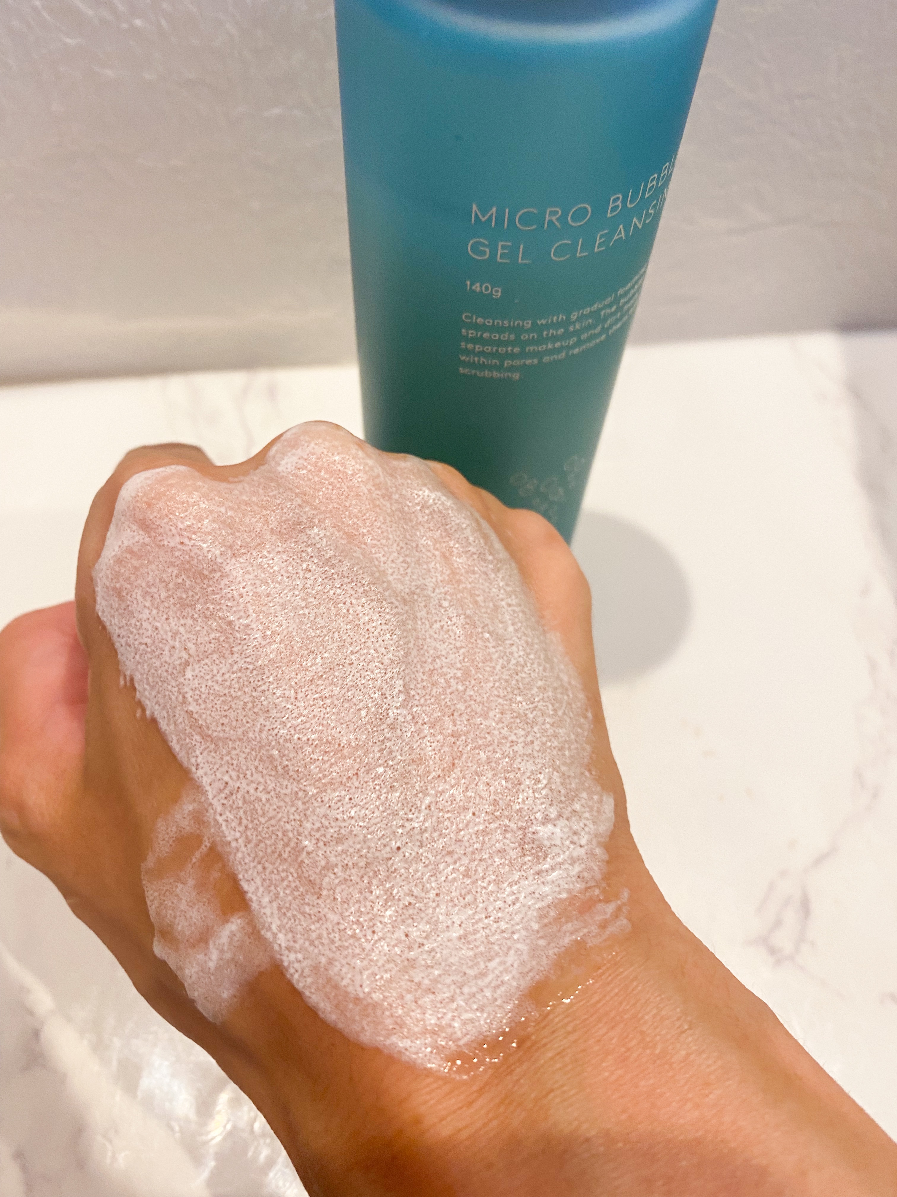 マイクロバブルジェルクレンジング/Macchia Label/クレンジングジェルを使ったクチコミ（3枚目）