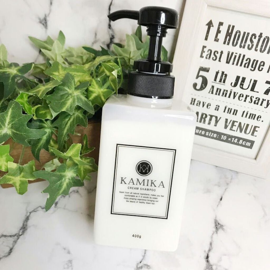 黒髪クリームシャンプー/KAMIKA/シャンプー・コンディショナーを使ったクチコミ(1枚目)