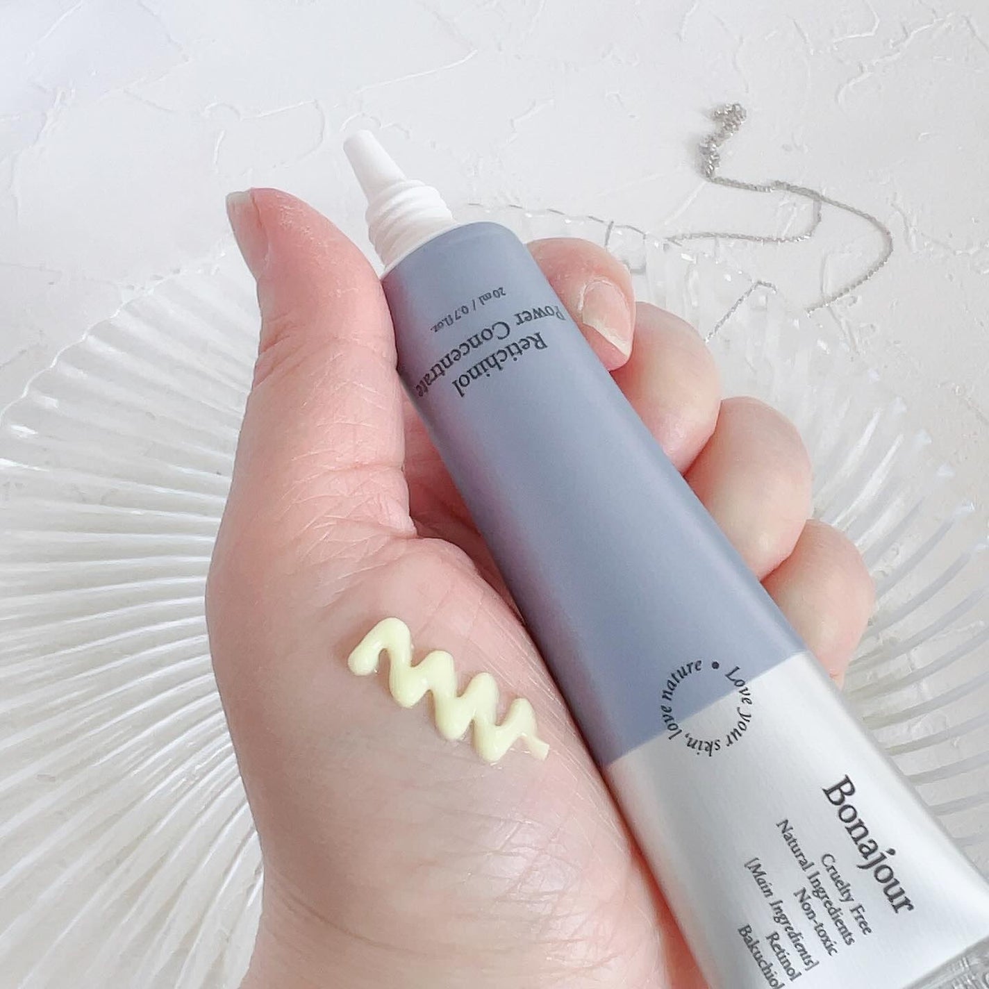 レチノールパワー コンセントレートクリーム/Bonajour/フェイスクリームを使ったクチコミ(3枚目)