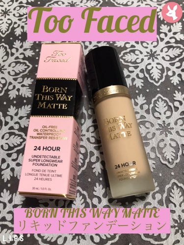 ボーン ディス ウェイ アンディテクタブル 24H マット ファンデーション/Too Faced/リキッドファンデーションを使ったクチコミ（1枚目）