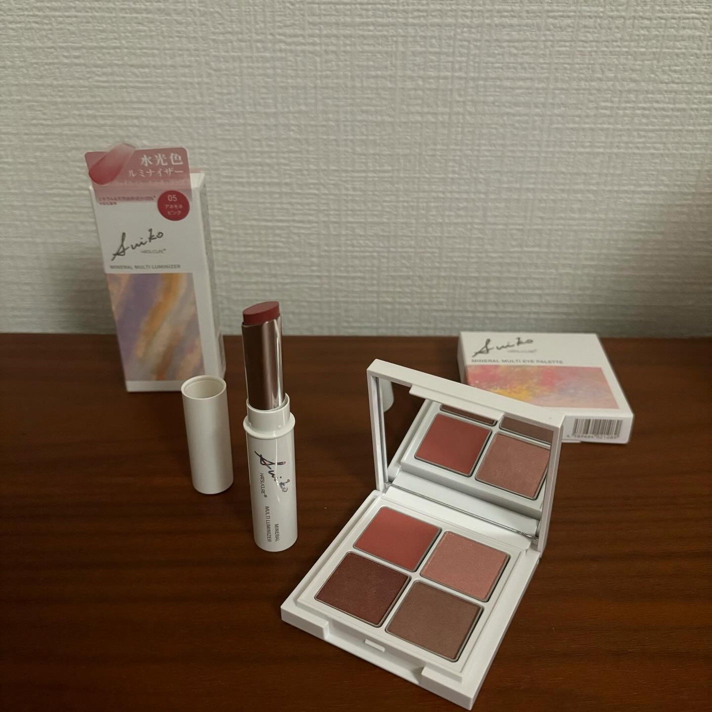 ミネラルマルチルミナイザー/SUIKO HATSUCURE/スティックハイライトを使ったクチコミ(2枚目)