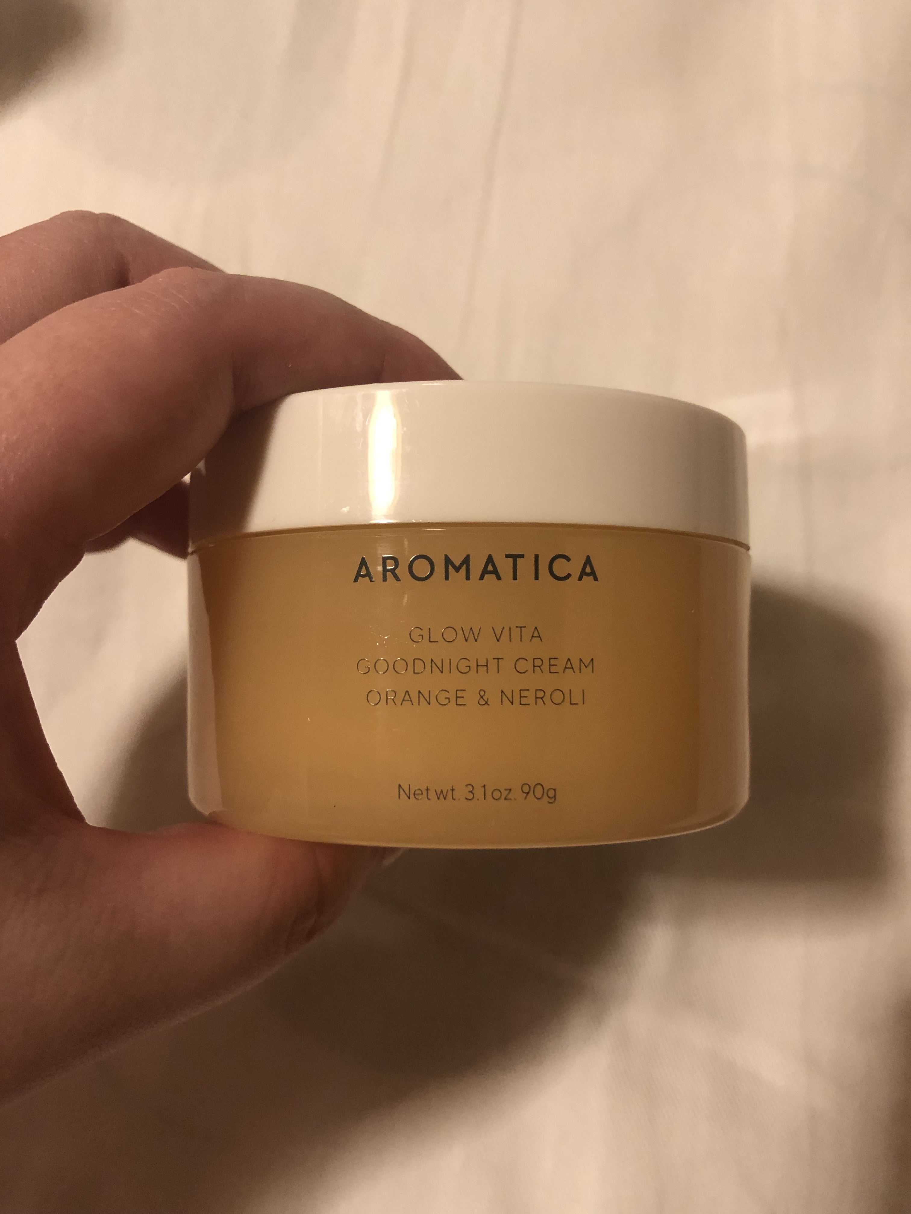 グロービタグットナイトクリーム/AROMATICA/フェイスクリームを使ったクチコミ（1枚目）