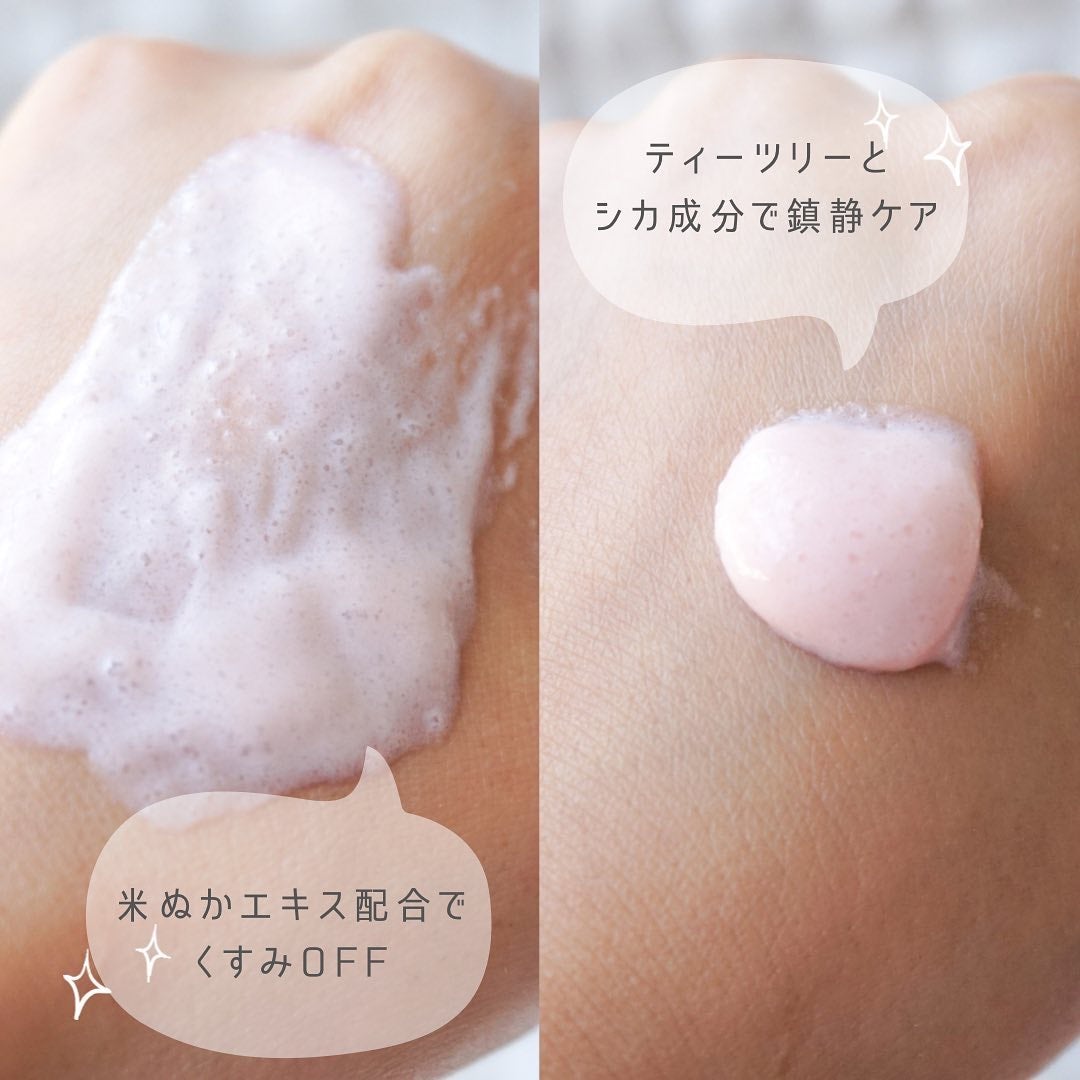 ピンクティーツリーライスシカウォッシュオフパック/APLIN/洗い流すパック・マスクを使ったクチコミ(2枚目)