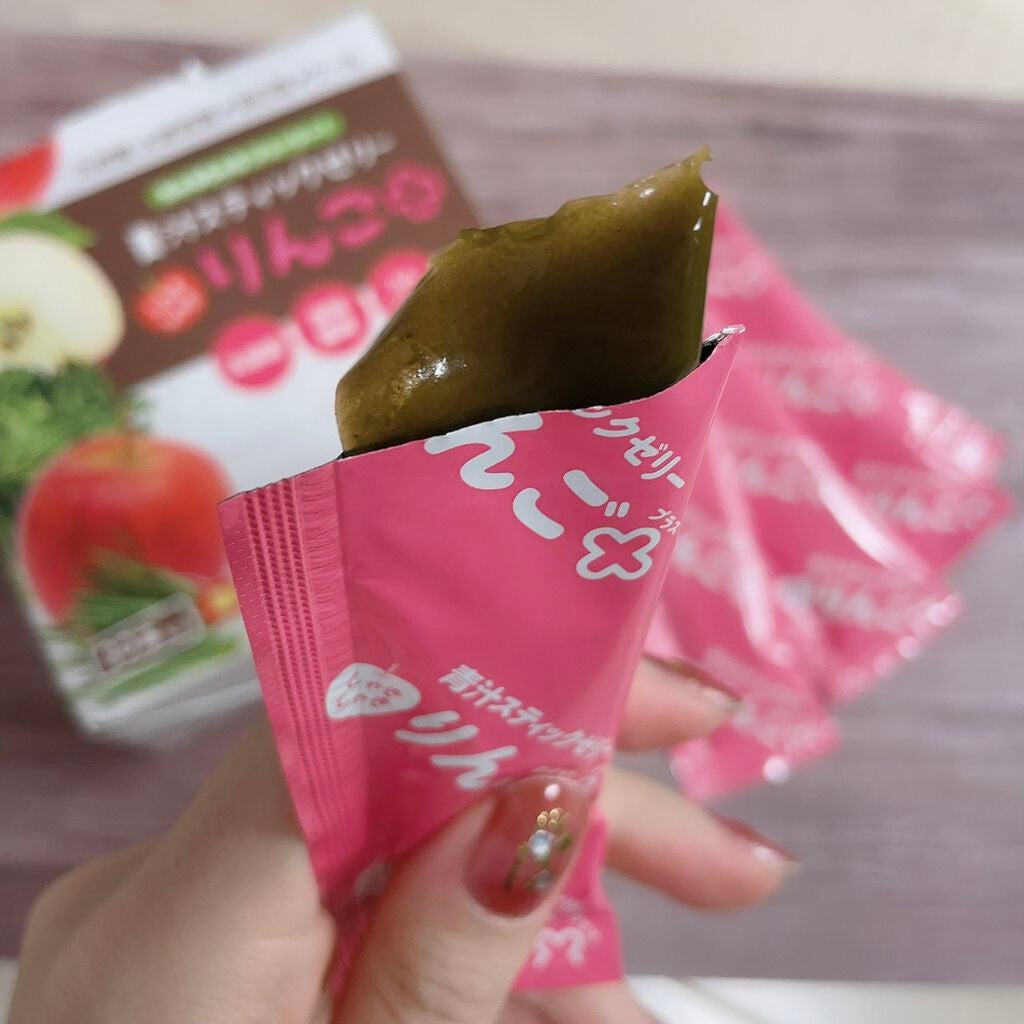 青汁スティックゼリーりんごプラス/大木製薬/健康サプリメントを使ったクチコミ(1枚目)