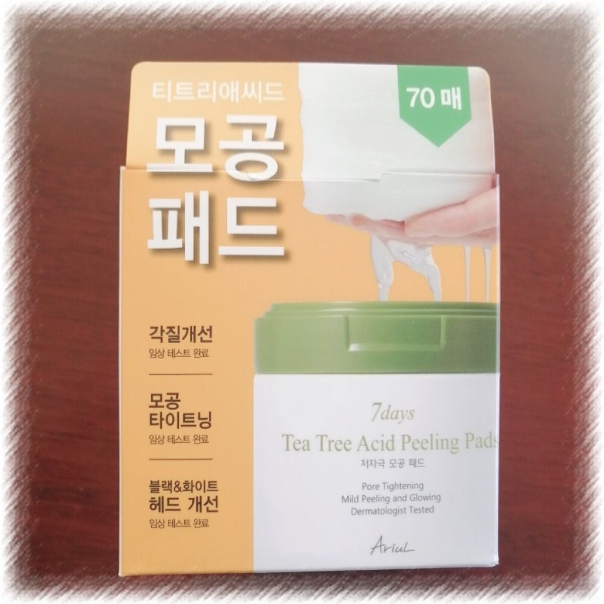 7Days Tea Tree Acid Peeling Pads/Ariul/拭き取り化粧水を使ったクチコミ(6枚目)