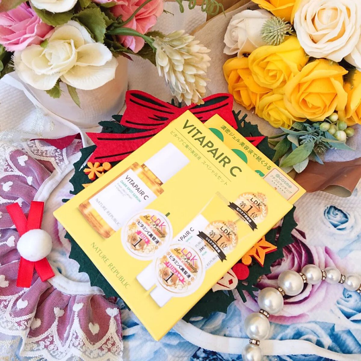 ビタペアC 集中美容液スペシャルセット/ネイチャーリパブリック/美容液を使ったクチコミ（2枚目）
