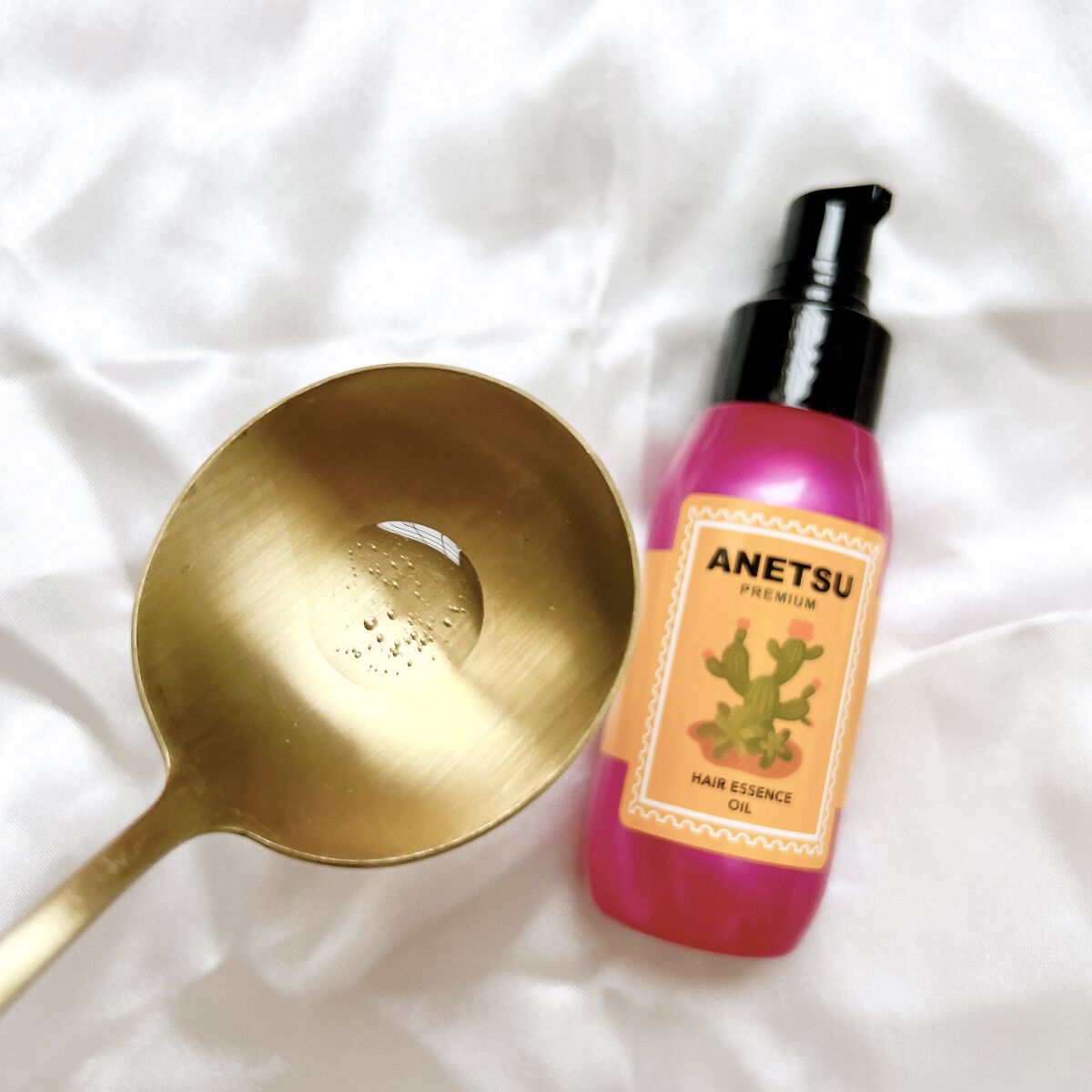 アネツプレミアムヘアエッセンス/ANETSU/ヘアオイルを使ったクチコミ（2枚目）